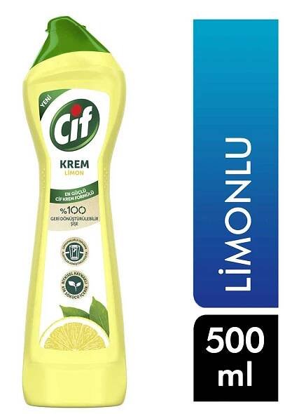 Cif Cream Cleaner 500 ML Lemon Scented 8690637069864 | FmcgStore.com
