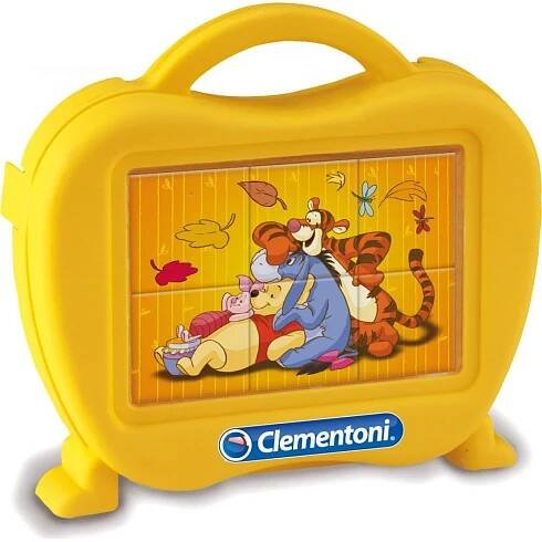 Clementoni Disney Medvídek Pú Kostky v kufříku 6ks