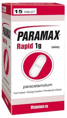 Paramax Rapid 1 g 15 tablet