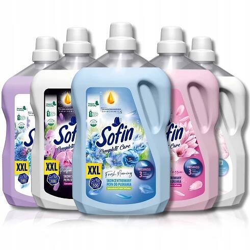 SOFIN tekutá aviváž Ochrana barev XXL 2,5l x 5 ks (500 praní)