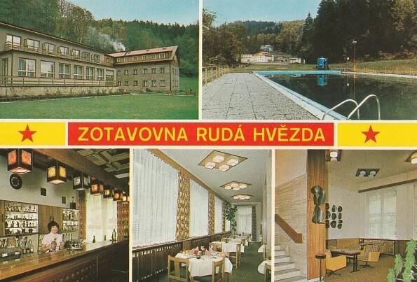 Kounov  - chata Rudá hvězda - Orlické hory - Rychnov nad Kněžnou - Pohlednice místopis