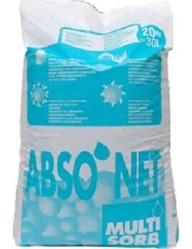 SORBENT ABSONET ONE PLUS 30L (20KG) (Úklidový sorbent při úniku olejů)