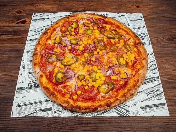 Pizza jalapeňos - Pizza Bombastica Židenice - Rozvoz jídla, Vyzvednutí