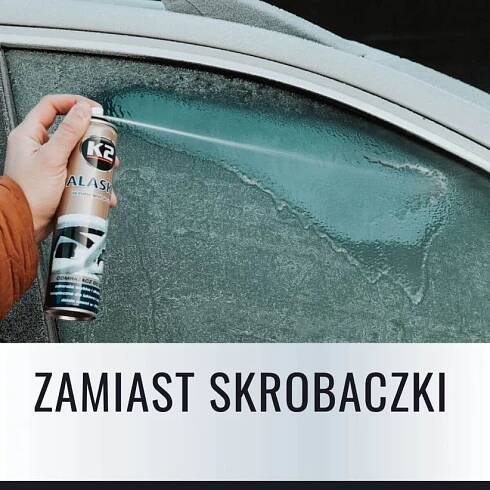 Rozmrazovač oken ve spreji K2 ALASKA DE-ICER s víčkem se škrabkou, 300 ml