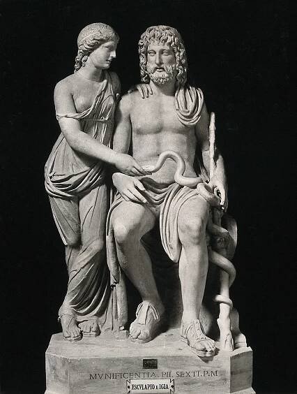 Asclepius and Hygeia