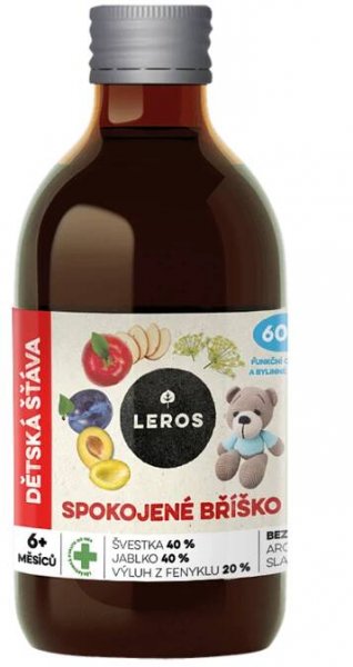 LEROS Šťáva dětská Spokojené bříško 250ml - srovnání cen | Leano.cz