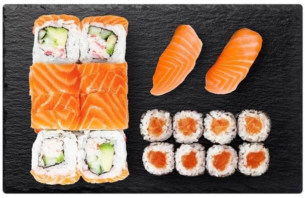 18 ks Salmon Set Mini