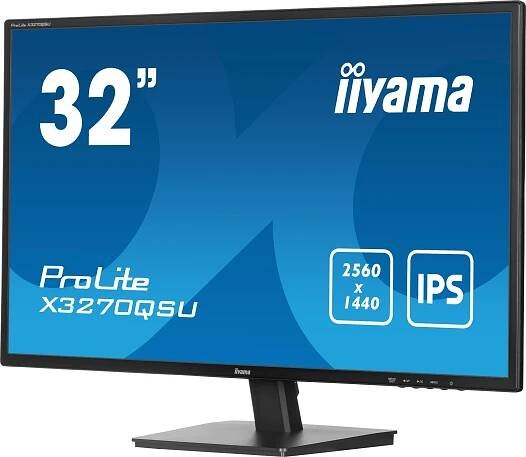 IIYAMA Monitor 32 palců X3270QSU-B1 3xUSB(3.2) Značka iiyama