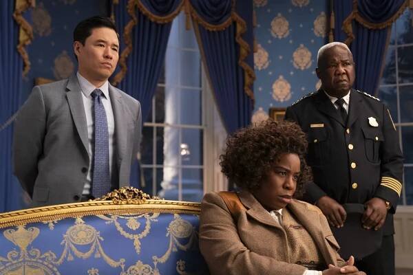 Rezidence - Pád domu Usherů - Z filmu - Randall Park, Uzo Aduba, Isiah Whitlock Jr.