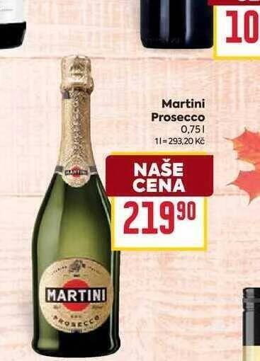 Billa Martini Prosecco 0,75l nabídka