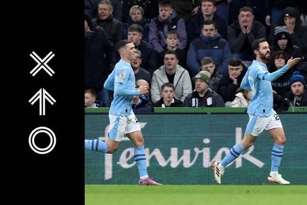Manchester City used the space between the lines to pick a way through Newcastle