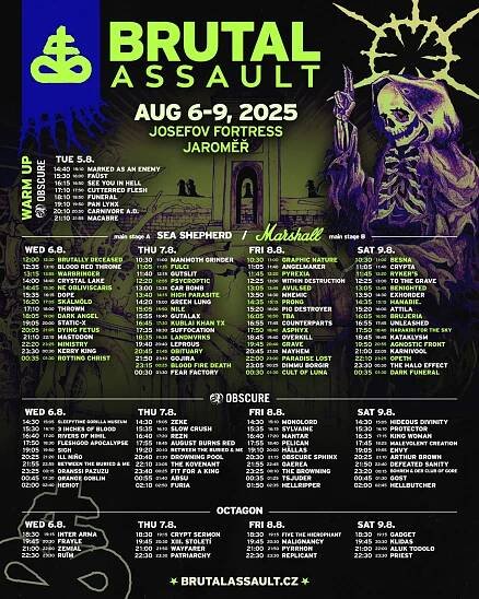 Running order festivalu je ZDE! / Brutal Assault