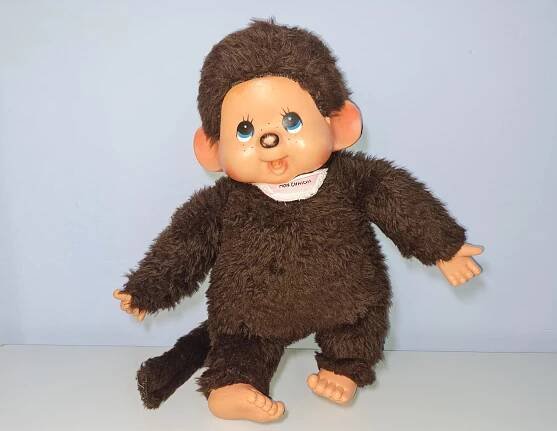 RETRO HRAČKA - MonChhichi - VELKÝ "MONČIČÁK" - cca1974