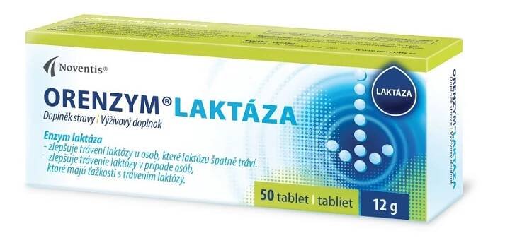 NOVENTIS Orenzym laktáza 50 tablet