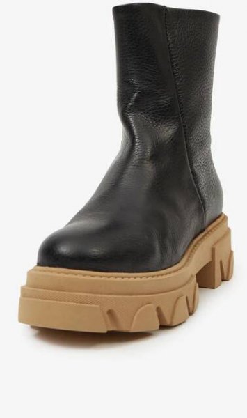 Steve Madden - Černé kožené kotníkové boty Steve Madden Maryann | ZOOT.cz