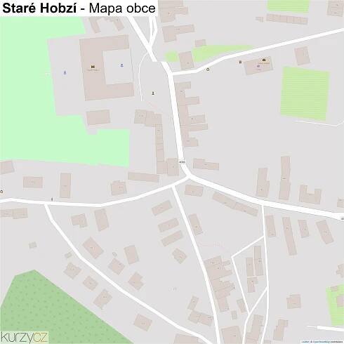 Staré Hobzí - mapy | Kurzy.cz
