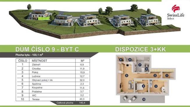 Prodej bytu 3+kk 100 m2 Luka nad Jihlavou, obrázek č. 2
