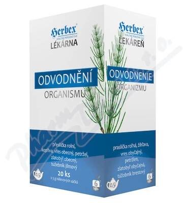 HERBEX lékárna Odvodnění organismu n.s.20x3g