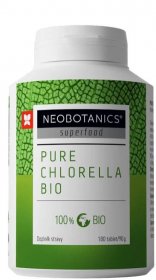 NEOBOTANICS PREMIUM PURE CHLORELLA BIO 90g - sladkovodní řasa chlorella patřící mezi "zelené superpotraviny"