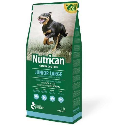 Nutrican Junior Large 15 kg | ALFA Zoo