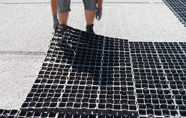 Zatravňovací dlažba ECORASTER pokládka