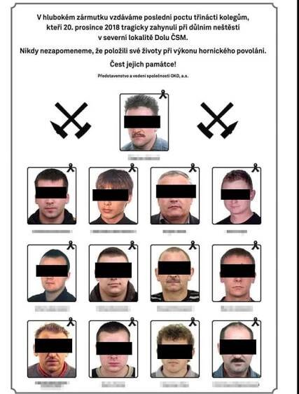 Tragický výbuch v dole v Karviné: První fotografie odhalují tváře zesnulých horníků