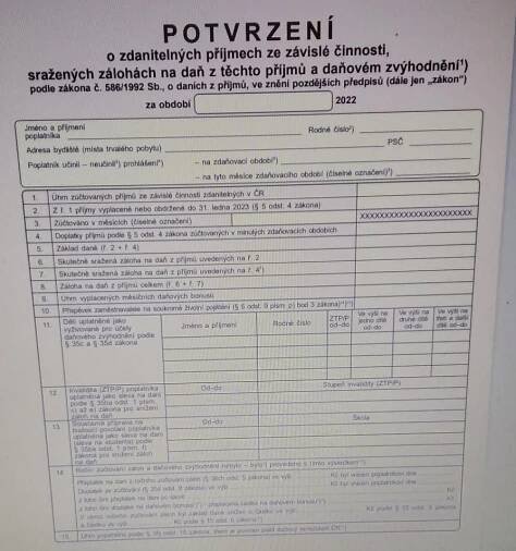 Jak vyplnit daňové přiznání? [Tipy a VZOR 2022] | ŽijÚspěšně.cz