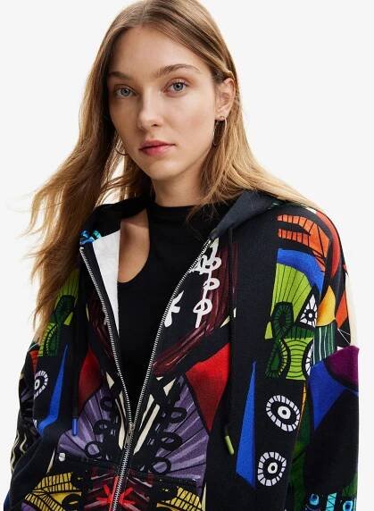 Desigual Mikina – mix barev