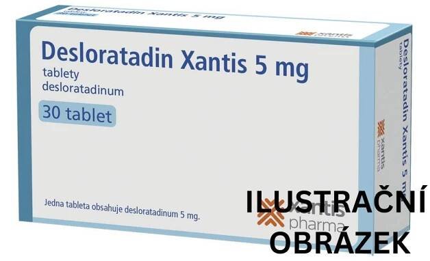 Desloratadin Xantis 5 mg.tbl.nob.30 - Biotika.net