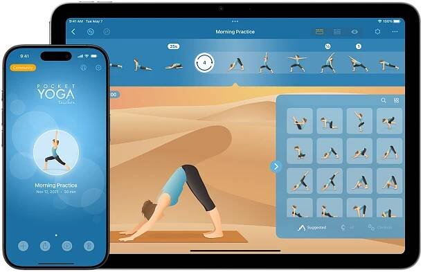 Pocket Yoga Teacher iPhone 13 and iPad