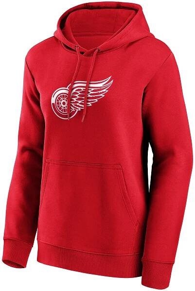 Detroit Red Wings Primary Logo Graphic Hoodie - Womens, , rebel_hi-res