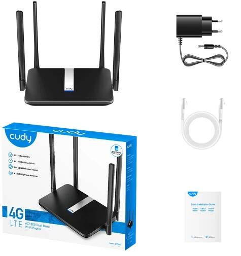4G AC1200 Wi-Fi Router, LT500 2.0