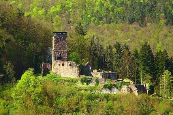 hany.info - Nackersteinach a Dilsberg, Hesensko, Bádensko-Württembersko, Německo