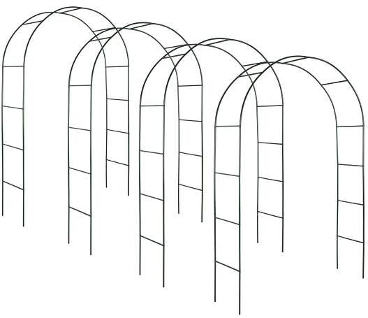 tectake 402661 zahradní oblouk na růže 140 x 240 cm 4 ks od 1 744 Kč