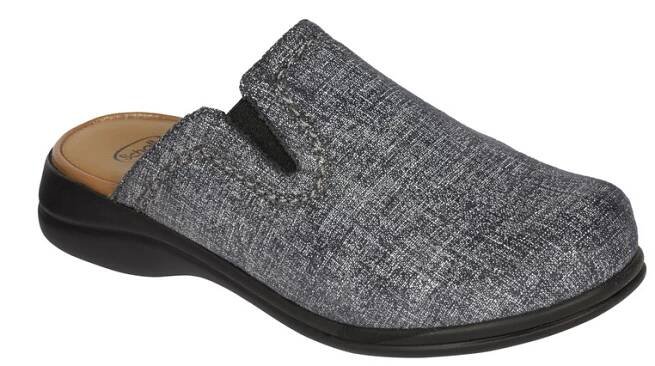 Scholl NEW TOFFEE tmavě šedá domácí obuv