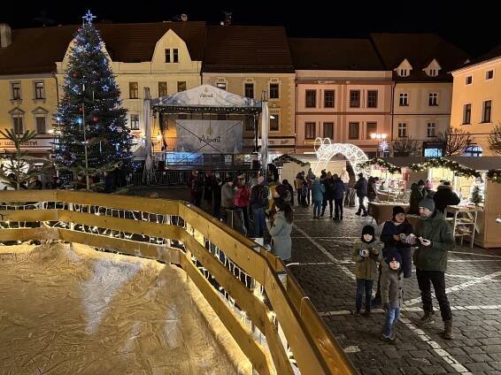 kluziště večer - Báry blog