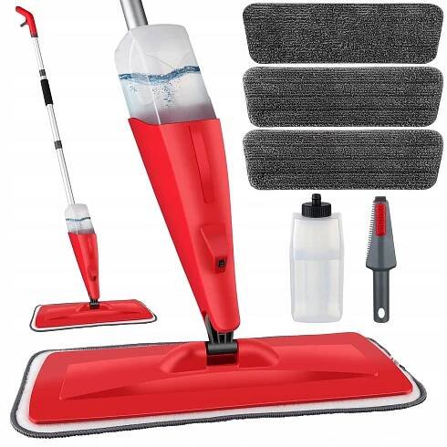 HOMGIF Mop s funkcí stříkání 550 ml na podlahy Kuchyně