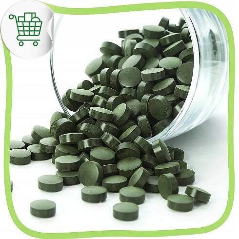 Spirulina Chlorella tabletky sada řas detox superfood 2000kusů 500 g Váha výrobku včetně jednotkového obalu 0.6 kg