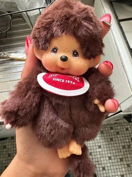 PLYŠÁK MONCHHICHI PŘÍVĚSEK NA KLÍČE OPIČKA MONCHICHI PŘÍVĚSEK Kód výrobce 1974