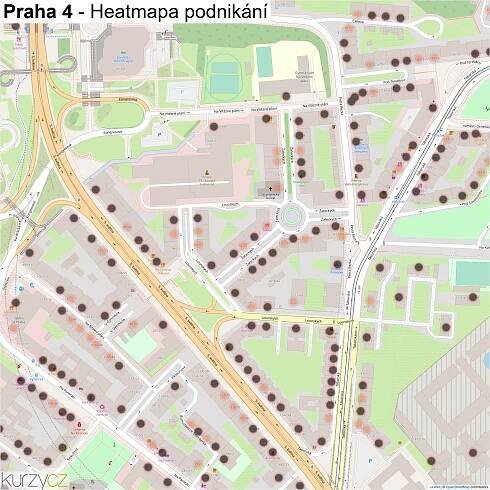 Praha 4 - mapy | Kurzy.cz