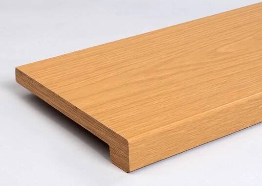 vnitřní parapety Werzalit s ABS hranou