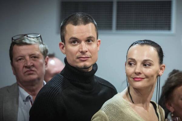 Premiéru svého partnera Jana Musila si nenechala ujít herečka Gabriela Mikulková, foto Jiří Sejkora