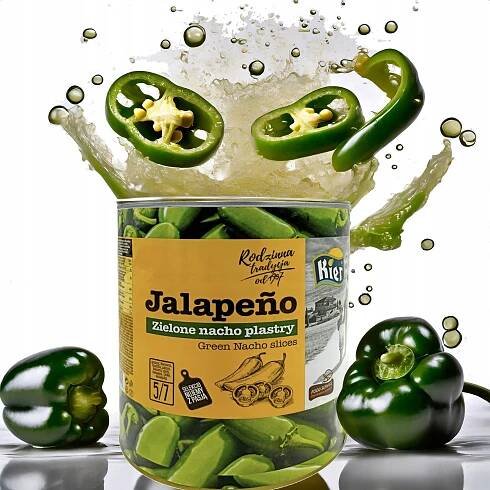 Paprika jalapeño nacho plátky 2,8 kg HORECA