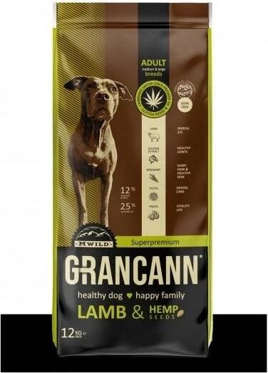 Grancann Lamb & Hemp seeds Adult Medium & Large breeds 12 kg
