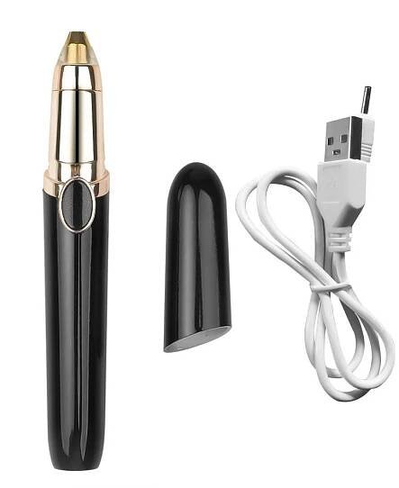 Mini elektrický holicí strojek na rtěnky USB dobíjecí zastřihovač obočí Bezbolestný epilátor Celotělový zastřihovač chloupků Přenosný ženský epilátor