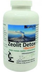 Zeolit Detox Čistý Zeolit + Bentonit 160 kapslí.