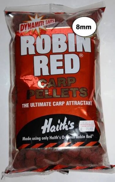 Dynamite baits Pelety robin red 8mm