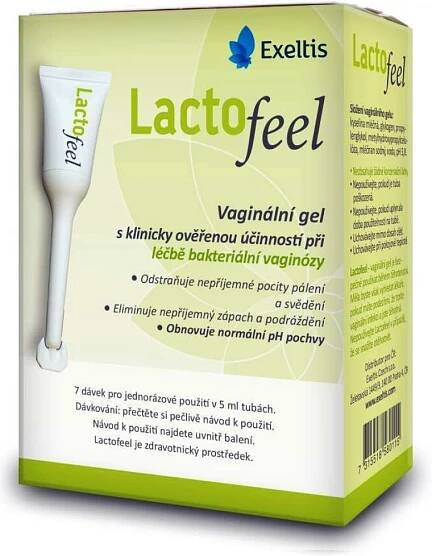 LactoFeel vaginální gel 7 x 5 ml