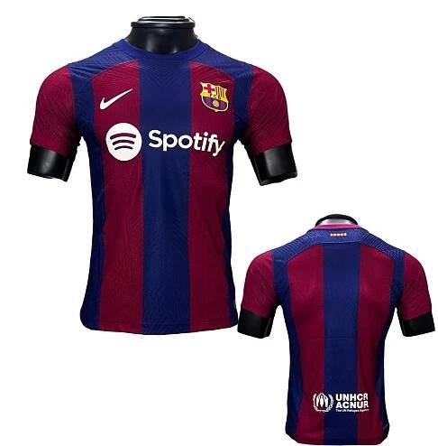 FC Barcelona Čierna Hosťujúci Dres 24/25 Krátky Rukáv Futbalové dresy