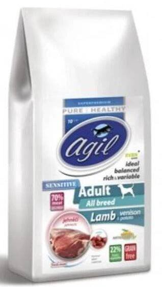 Agil Adult Sensitive Lamb & Venison Grain Free 10 kg
